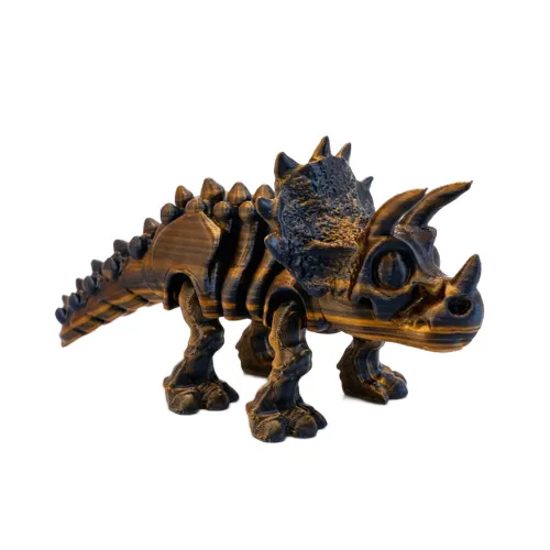 Dinossauro Triceratops Articulado Colecionável 16cm